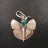 Butterfly malachite pendant