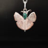 Butterfly malachite pendant
