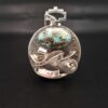 Sterling silver pendant with turquoise