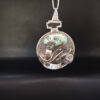 Sterling silver pendant with turquoise