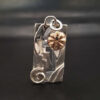 Copper button pendant