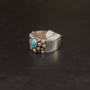 Sterling silver ring with turquoise