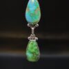 Women Sonoran gold turquoise earrings