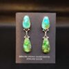 Women Sonoran gold turquoise earrings