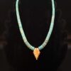Turquoise and spiny oyster necklace