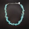 Turquoise necklace in heishi style