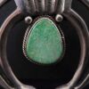 Fox turquoise naja sterling silver pendant