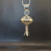 Sterling silver squash blossom pendant