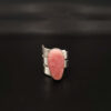 Sterling silver Rhodochrosite ring