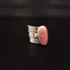 Sterling silver Rhodochrosite ring
