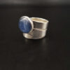 Sterling silver blue kyanite ring