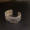 Women sterling silver bracelet with lapis