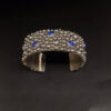 Women sterling silver bracelet with lapis