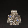 Sterling silver and lapis cross