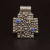 Sterling silver and lapis cross