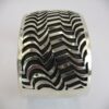 Navajo Wide Sterling Silver Overlay Cuff Bracelet by Frederick Douglas