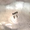 Navajo Wide Sterling Silver Overlay Cuff Bracelet by Frederick Douglas