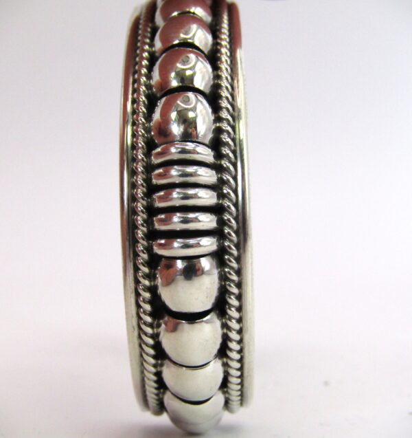 Navajo Sterling Silver Drop Cuff by Thomas Charlie