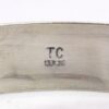Navajo Sterling Silver Drop Cuff by Thomas Charlie