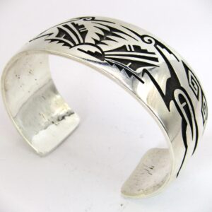 Hopi, overlay, Cuff, cuff bracelet, Genuine Hopi, hand made, native american, sterling silver