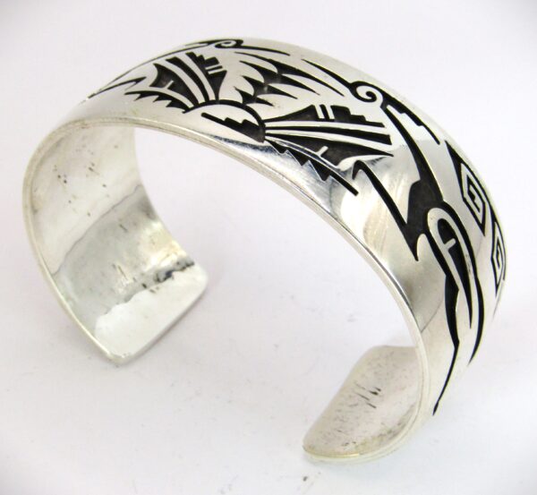 Hopi, overlay, Cuff, cuff bracelet, Genuine Hopi, hand made, native american, sterling silver