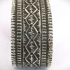 Navajo Heavey Stamped Sterling Silver Cuff Bracelet by Leonard Maloney
