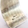 Navajo Heavey Stamped Sterling Silver Cuff Bracelet by Leonard Maloney